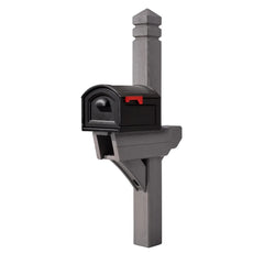 Highland Mail Post & XL Black Mailbox™